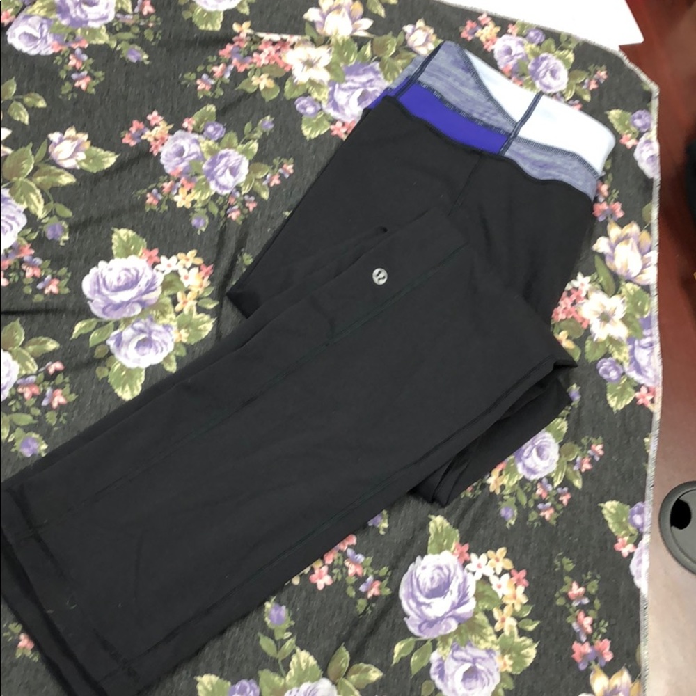 Lululemon wunderunder black yoga pants